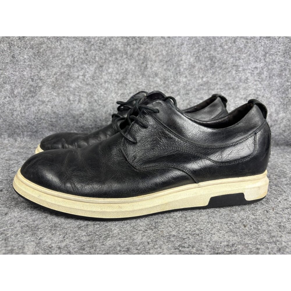 Calto Dress Shoes Mens Size 11 Black Leather Oxford‎ Casual Comfort Elevator